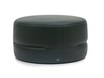 DS-760 - Round leather pouf by de Sede - view 3